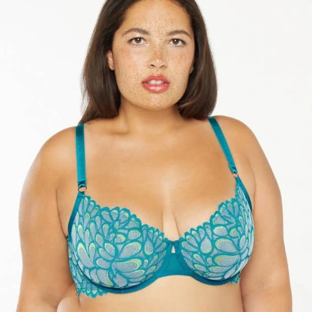 NEW Savage X Fenty not sorry unlined lace balconette bra